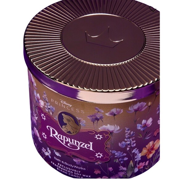 Bath & Body Works Disney Princess Rapunzel 3-Wick Scented Jar Candle - Picture 2 of 3